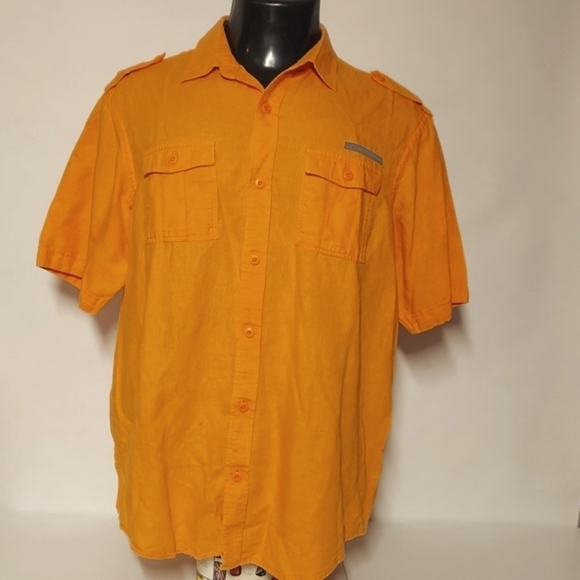 Sean John original Fit Button Down Short Sleeve shirt XL - Picture 1 of 8